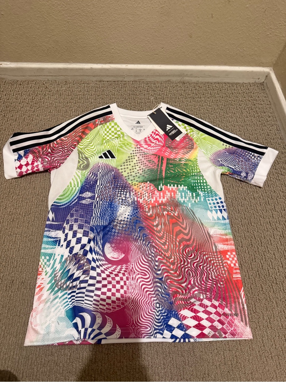 Tiro Trikot x Jeremy Scott Pride Jersey 2025 kids size U.S. large 13-14Y